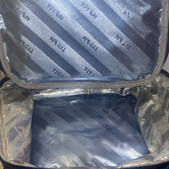 Titan Deep Freeze Blue Expandable Insulated, Adjustable Strap Lunch Box - Picture 8 of 8